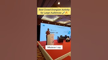 Icebreaker Games for Large Group | Team Building Activities | Crowd Energizer #shorts