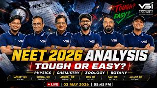 NEET 2026 Paper Analysis LIVE 🔥 Tough or Easy? Full Physics Chemistry Zoology Botany Breakdown