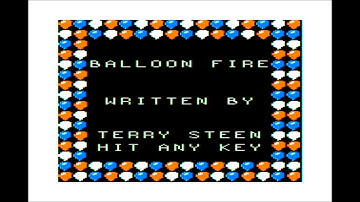 Balloon Fire for the TRS-80 CoCo