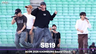 [#ACON2025] 🔈SB19 Sound Check Stage | SB19 사운드 체크 무대