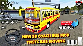 Bus Simulator Indonesia ~ New SD Coach Bus Mod TNSTC Bus Livery Download - Android Gameplay FHD #422