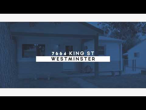 7664 King St, Westminster, CO home video tour