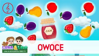 Owoce - Piosenka, która uczy dzieci o owocach | Zbieranie owoców | Owoce | Piosenka o owocach