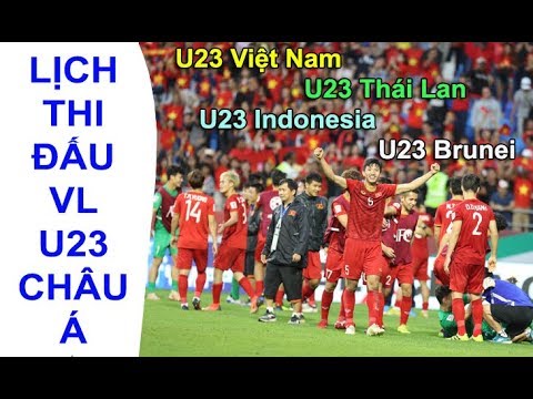Lịch Đá Giải Châu Á 2019 - Lịch Thi Đấu VL U23 châu Á 2019: U23 Việt Nam vs U23 Thái Lan