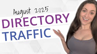 My First Drop In Directory Website Traffic August 2025 Traffic Report