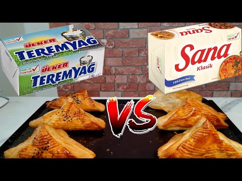 BÜYÜK KAPIŞMA!! - 7 SANA YAĞI vs TEREMYAĞ İLE Milföy Böreği Yaptım