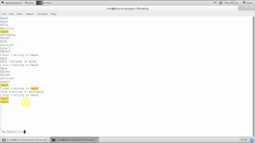 Linux Training in Nepal. RHCE Training in Nepal. vim part 7