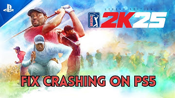 How To Fix PGA TOUR 2K25 Crashes/Crashing at Startup Error On PS5 | #pgatour2k25