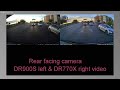 Comparison of new BlackVue DR770X dashcam vs older DR900S, rear facing cameras.