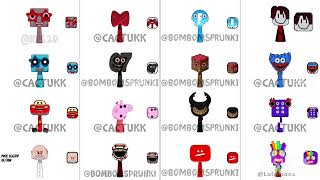 My Sprunki Oc Kie 2D Vs Cactuk Vs Bombomsprunki Vs Lulatoons Superparison 4