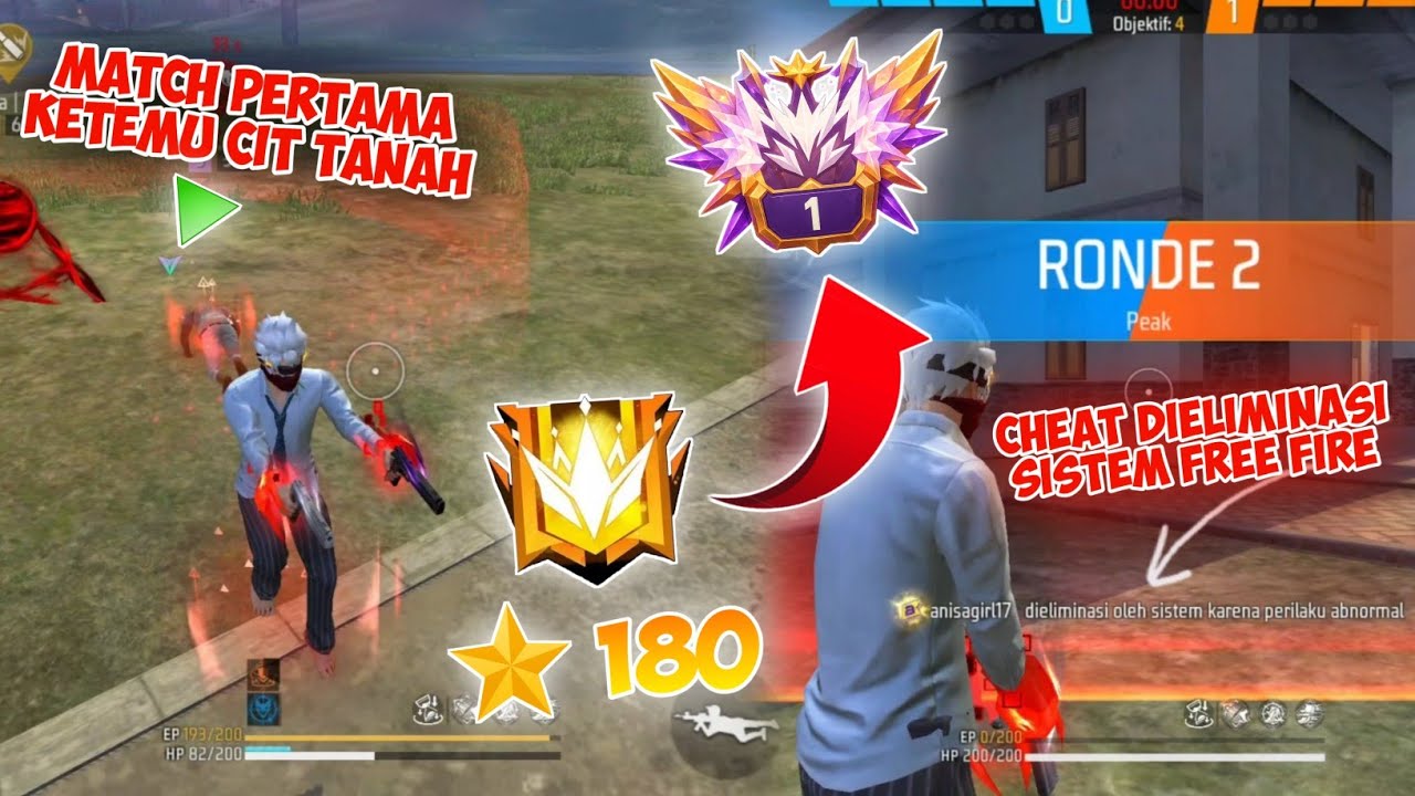 Pertama Kali Menang Lawan Cheat Brutal Dalam Tanah | Tamatin Top Region CS Rank Season 35 Free Fire