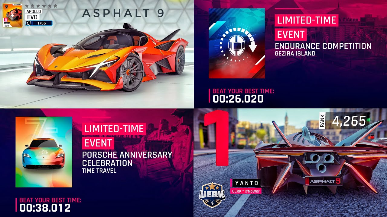 Asphalt 9: Legends Live Stream by YANTO AndhikaTV on June 9 Session 3 ...