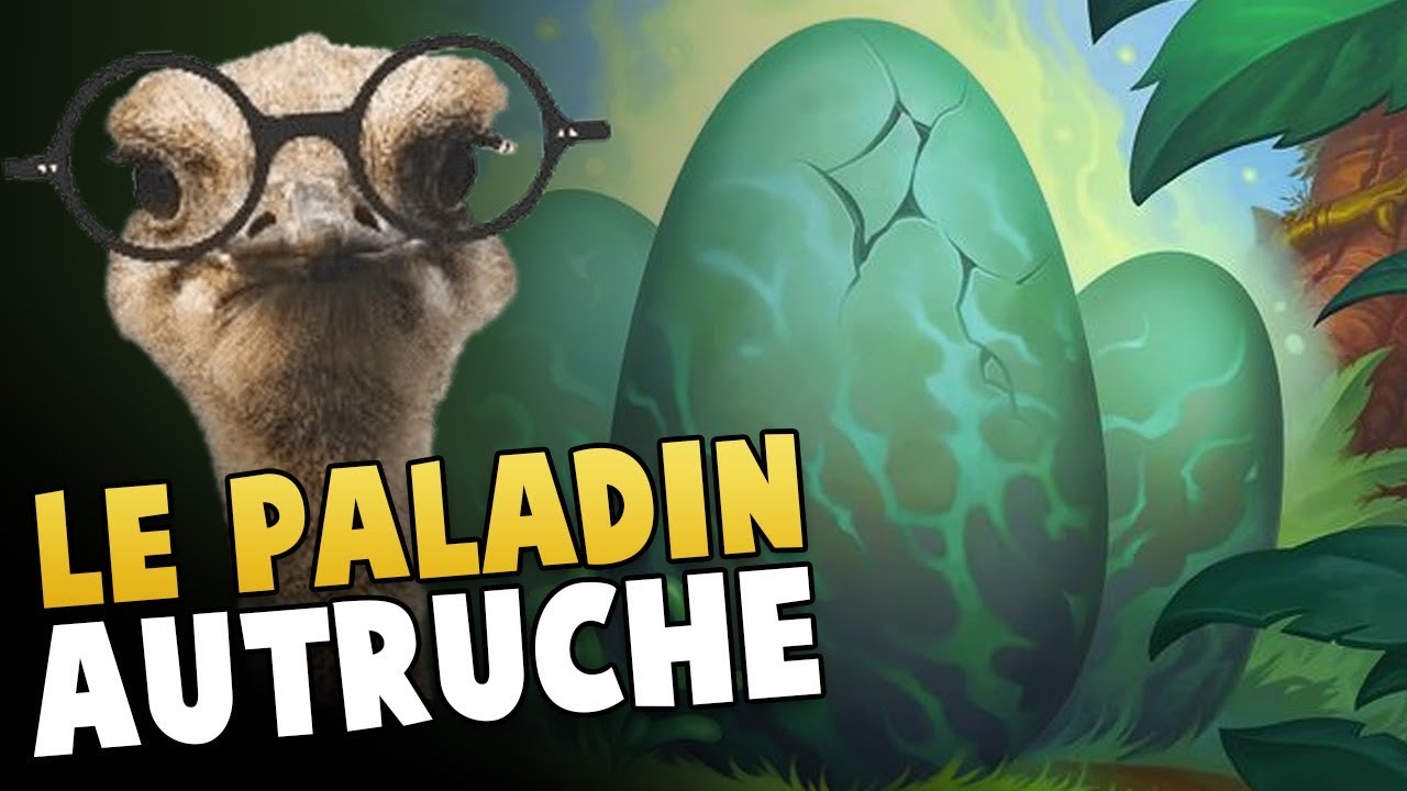 gaming logo LE PALADIN AUTRUCHE / LE DECK TOP LEGENDE DU MOMENT