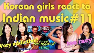 Korean girls react to Indian music #11: Hook Up Song - Tiger Shroff & Alia [인도 음악 리액션