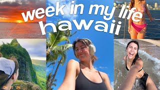 my first week living alone in hawaii