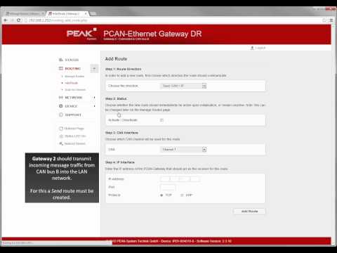 PCAN-Gateways - Bidirectional Data Transmission