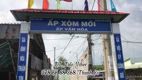 Bán Đất Thổ Cư đường Ấp Xóm Mới Xã Tân Lân Huyện Cần Đước Long An Call 0786668368