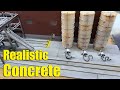 N scale layout update 31  realistic concrete