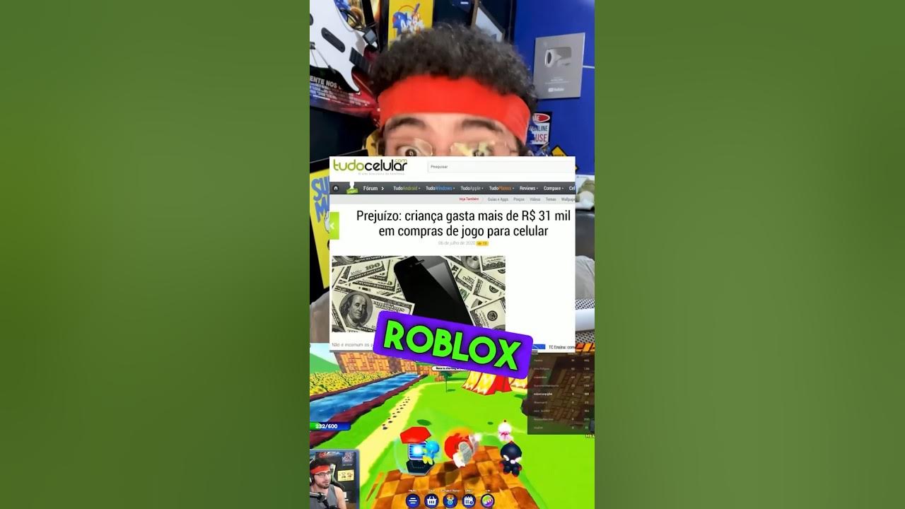 Roblox: criança gasta mais de R$ 15 mil no jogo sem a mãe saber