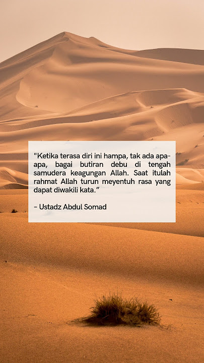 Kata Kata Mutiara Ustadz Abdul Somad Terbaru