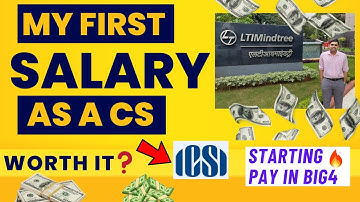 My First Salary as CS |Company Secretary Salary in India | CS Scope