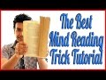 READING MINDS | Book Test Mentalism Tutorial - Predict ANYTHING!