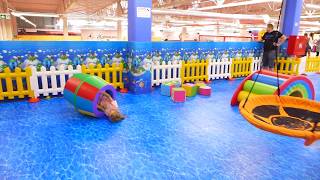 Latające kolorowe kulki  dzieci w kolorowych kulkach sala zabaw dla dzieci NEW indoor playground