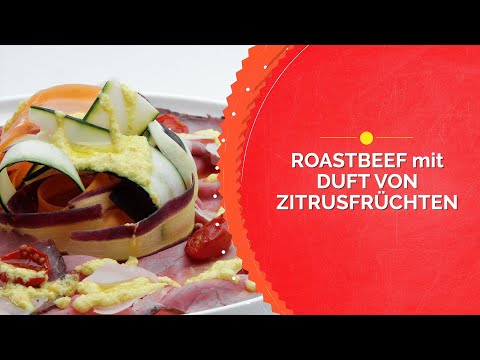 Roastbeef mit Duft von Zitrusfrüchten