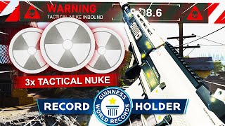 WORLDS FIRST TRIPLE NUKE on GROUND WAR PS4!? ( TRIPLE NUKE MODERN WARFARE )