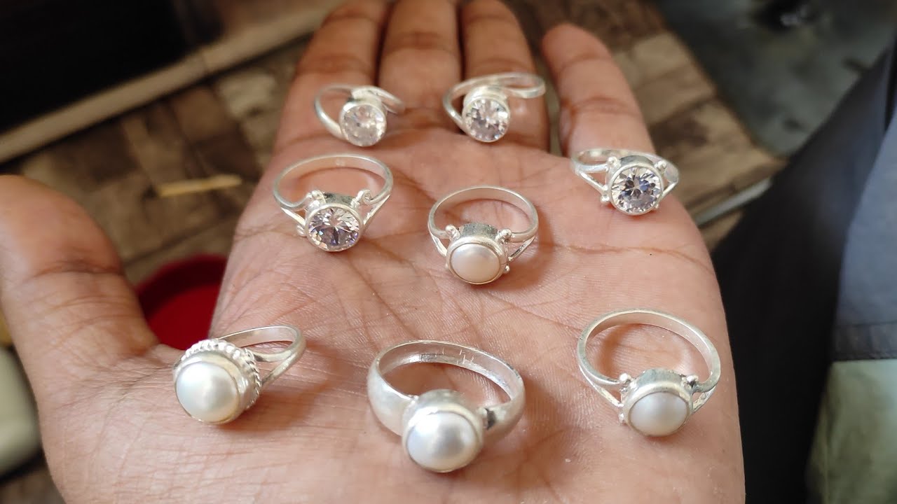 Rings | Pearl Ring In Silver | Freeup