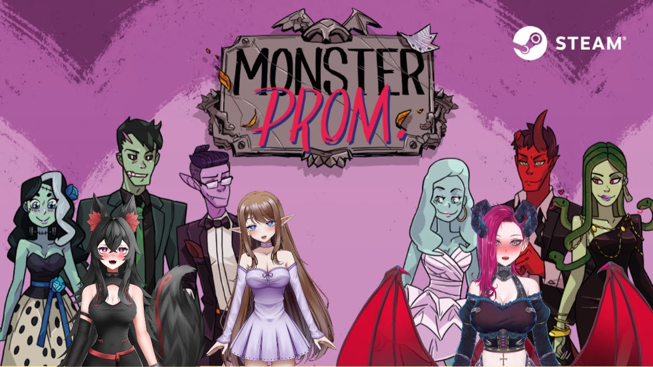 [ Monster Prom Collab w/ Avy & Kendra ] Would you go with us? | Cambion ENVtuber Eden Way - YouTube
