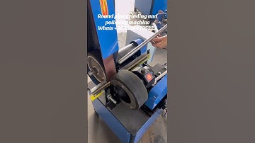 Round pipe grinding and polishing machine #polishing # Polishing# Remove rust# Round tube