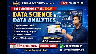 Data Science &amp; Data Analytics Workshop | Python, SQL, Power BI | Beginner to Advanced Career Guide