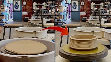 763. Making an Ikebana Vase from a Flat Clay Slab with Hsin-Chuen Lin 林新春 陶板拉坯花器成形示範