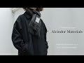 高品質なウールコートをリリースします【Alcindor Materials】