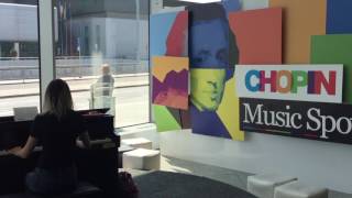 Chopin Music Spot, Warsaw Chopin Airport, 22 May 2017