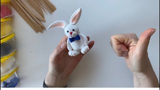 Oyun Hamuru Tavşan Yapimi 🐰