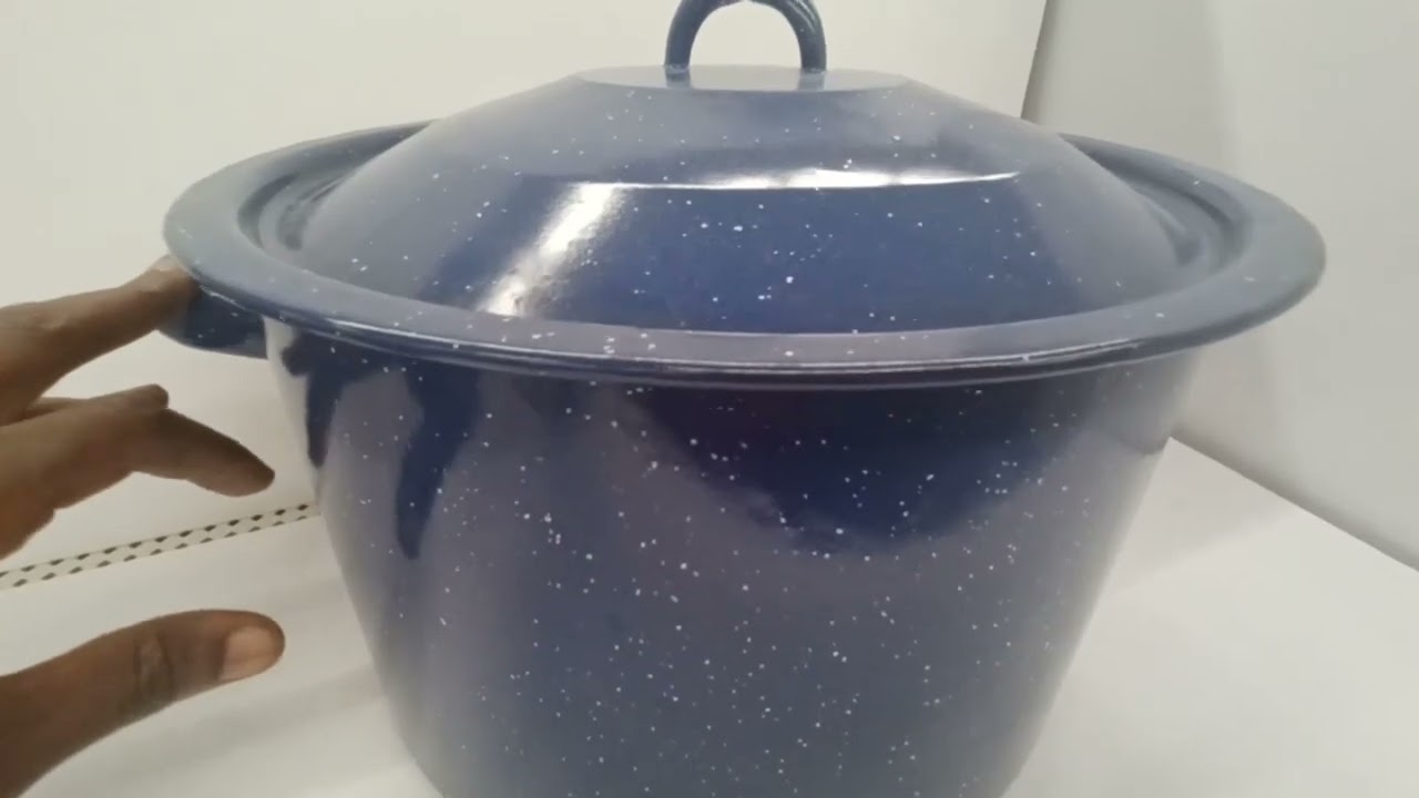 Blue Speckled Enamel Pots Pans  Enamel Casseroles Cooking Pots - Enamel  Soup Pot - Aliexpress