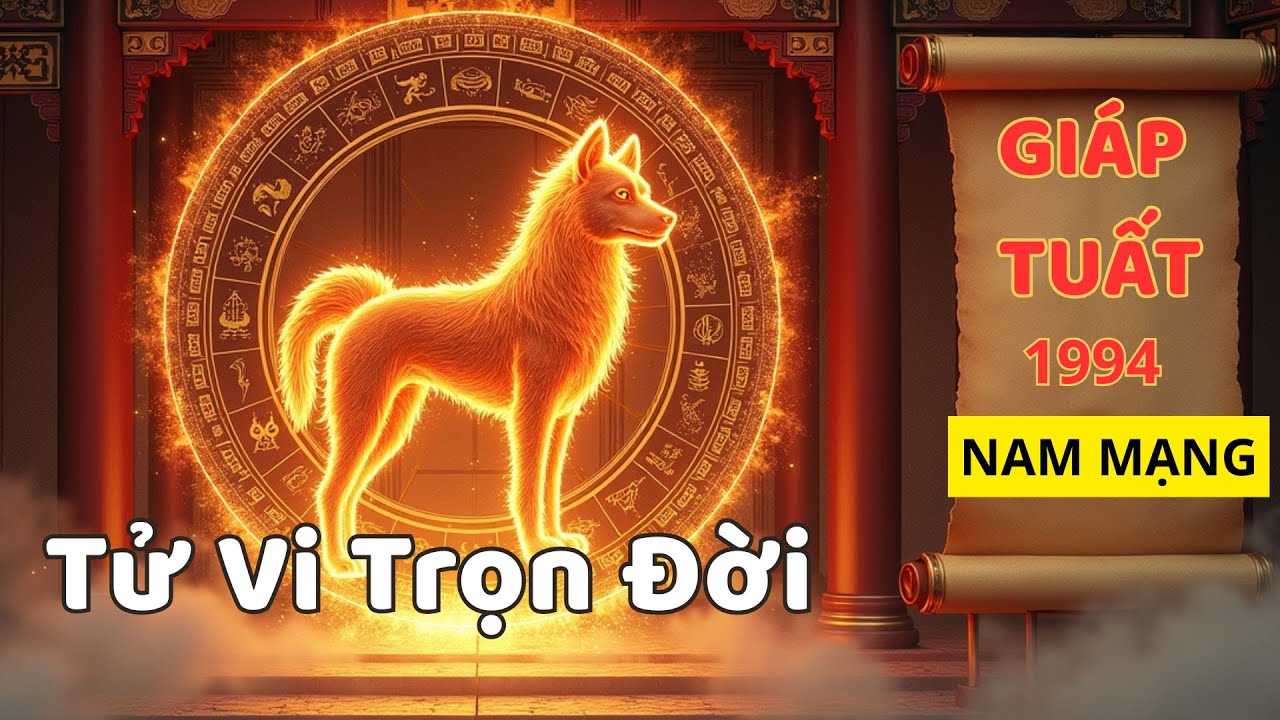 TỬ VI TRỌN ĐỜI – Tuổi Giáp Tuất 1994 Nam Mạng | Chính Trực, Nghĩa Khí, Ngọn Lửa Nội Tâm