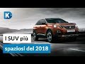 CLASSIFICA: i SUV più SPAZIOSI del 2018