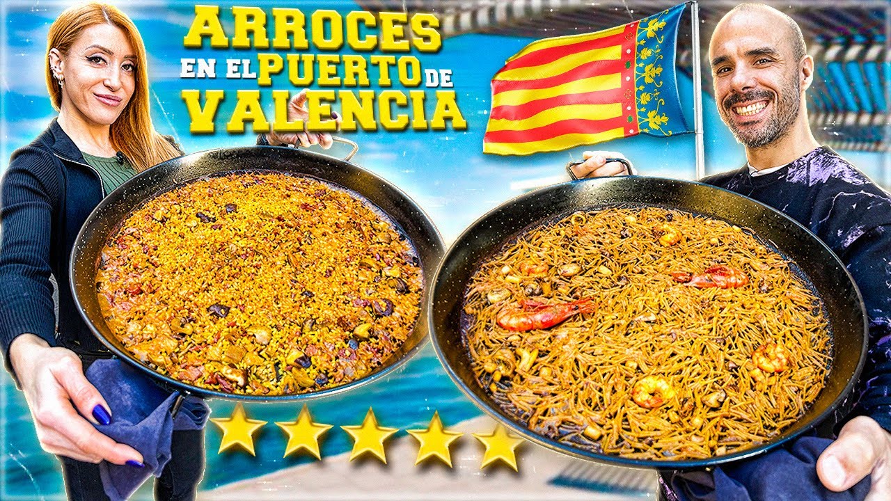 ARROCES y COMIDA TRADICIONAL DE MERCADO frente al PUERTO de VALENCIA 🥘 🥩