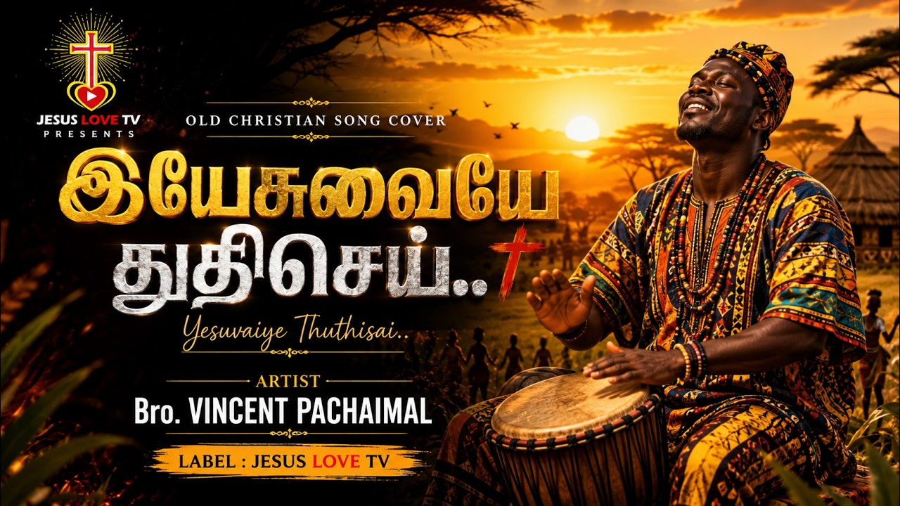 ஏசுவையே துதிசெய் | Old Tamil Christian Cover Song | Official Cover Video | JESUS LOVE TV