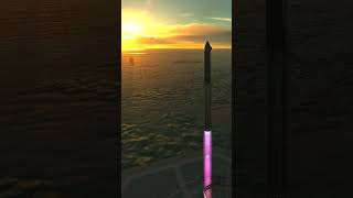 Starship Launch at Sunrise #space #SpaceX #shorts