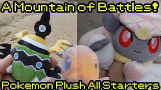 A Mountain of Battles! | Pokemon Plush All Starters Episode 13 (Ft. FlamingMercury5)