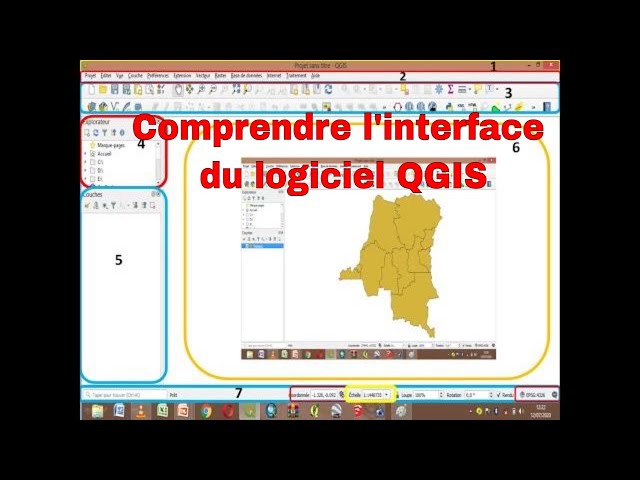 Comment utiliser facilement Qgis, Présentation Interface qgis, Formation sig