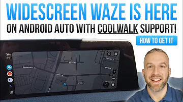 WIDESCREEN Waze is here on Android Auto with Coolwalk Support! 😀