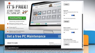 How to change the font type and size for websites without specific settings in Internet Explorer® 11