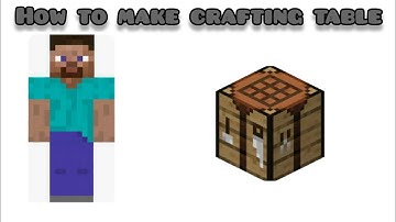How to make crafting table in Minecraft