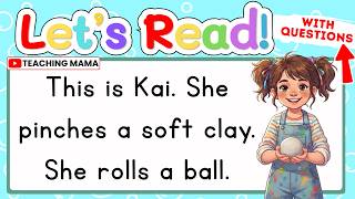 LET'S READ! | READING COMPREHENSION FOR KIDS | PRACTICE SIMPLE ENGLISH PASSAGE | TEACHING MAMA