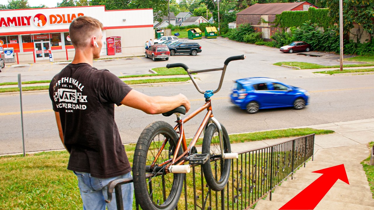 Most IMPOSSIBLE Bmx Grind Rail!